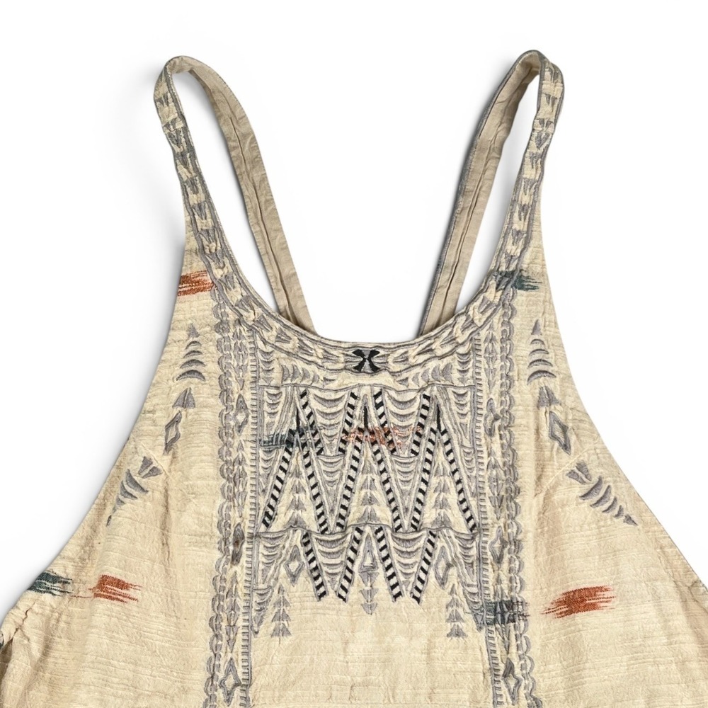 Free People Womens Sz Sm Tea Combo 100% Cotton Jumper Dress OB396810 2016 $168 - Picture 7 of 13